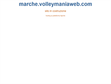 Tablet Screenshot of marche.volleymaniaweb.com